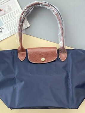 Longchamp Navy Blue Tote Bag – Medium Commuter Tote